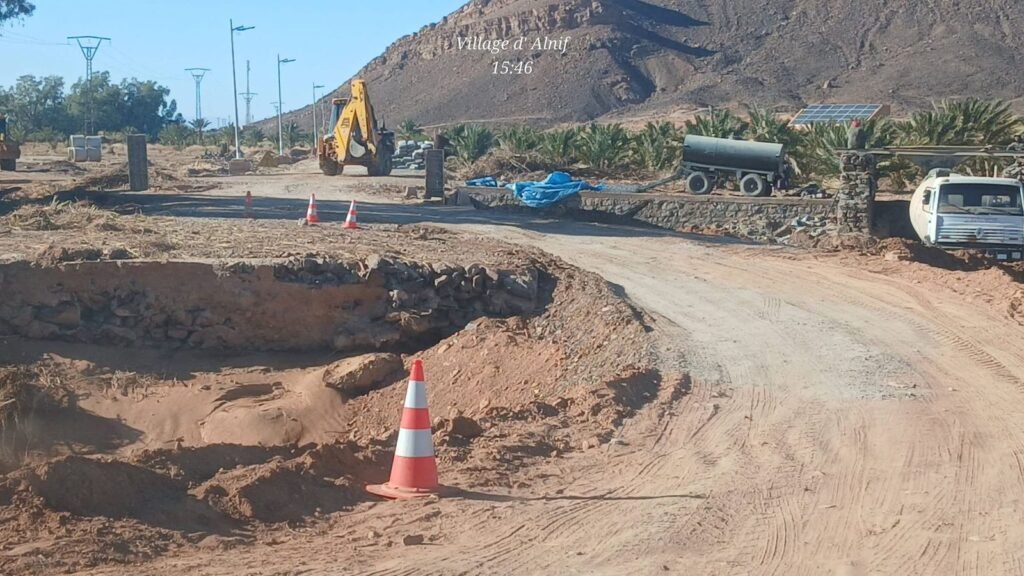 تافراوت سيدي علي تعيش عزلة متكررة بسبب غياب قنطرة على الوادي بإقليم الرشيدية