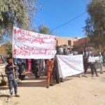 الرشيدية: سكان قصر المنقارة ينظمون وقفة احتجاجية ويعلنون اعتصامًا سلمياً بسبب فيضان واد البطحاء