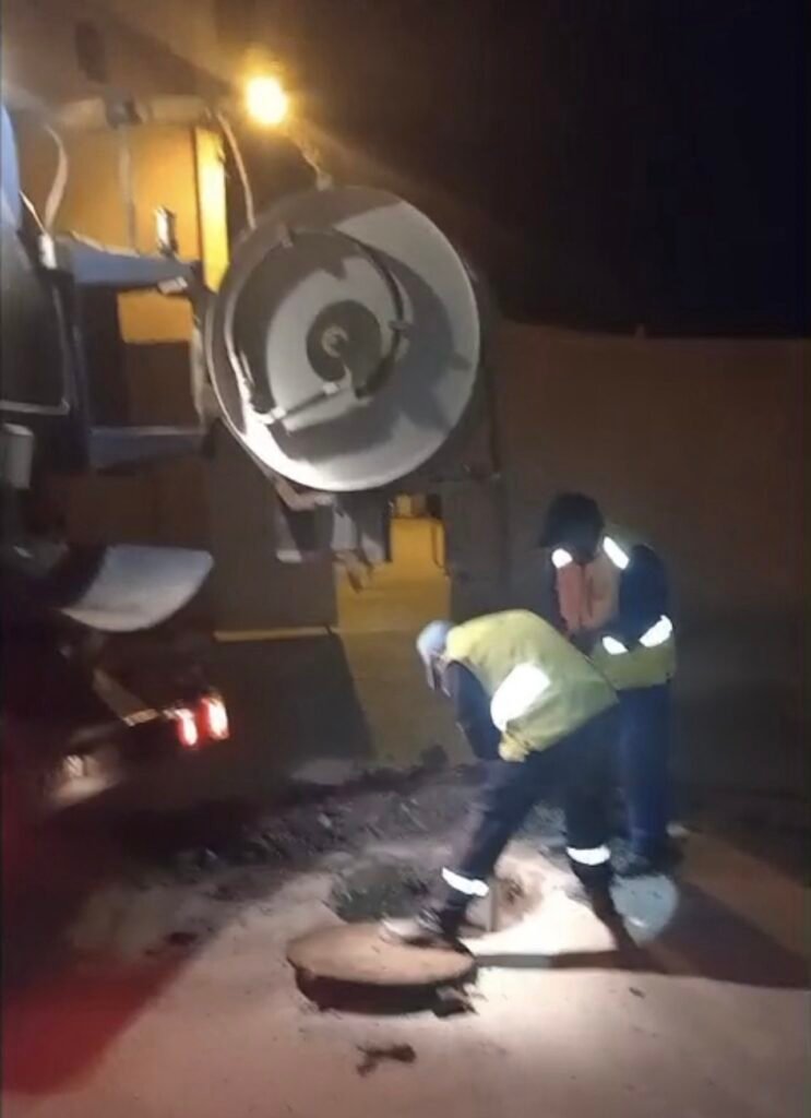 توضيح من الشركة الجهوية متعددة الخدمات درعة تافيلالت بخصوص تسرب المياه العادمة بحي أولاد الحاج