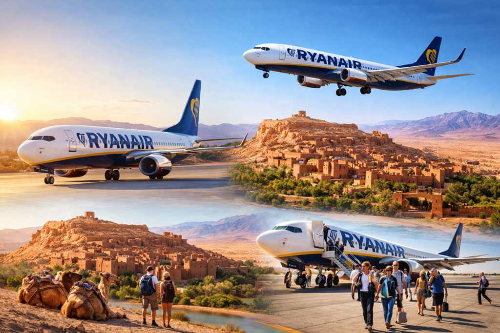 ورزازات تعزز إشعاعها الدولي عبر شراكة جديدة مع Ryanair لدعم الربط الجوي واستقطاب السياح