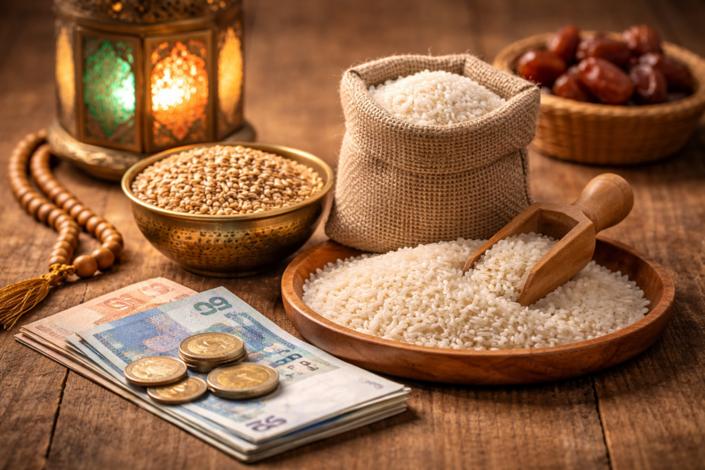 تحديد زكاة الفطر بالمغرب في 25 درهما خلال رمضان 1447 هـ وإمكانية إخراجها كيلا أو نقدا