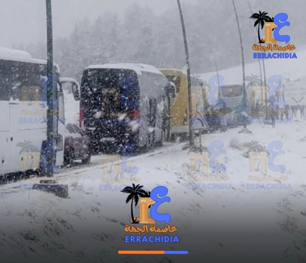 أمطار رعدية وتساقطات ثلجية ورياح قوية بعدة أقاليم من بينها مدن بجهة درعة تافيلالت